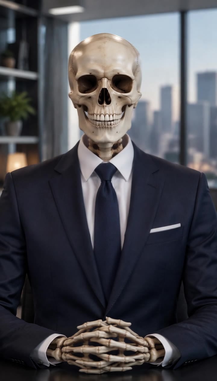 Mówiący szkielet AI