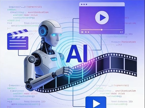 Źródłowa ilustracja do poradnika: 10 najlepszych bezpłatnych generatorów wideo AI online w 2026 roku
